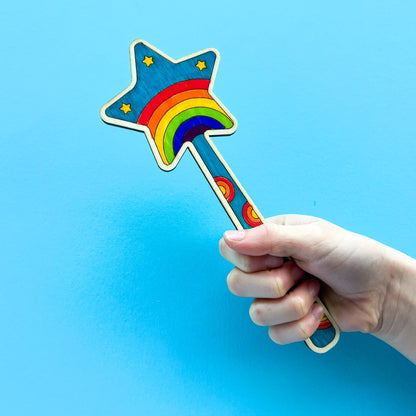 Wooden Star Wand-Party Bag Fillers - Girls-The Curious Caterpillar