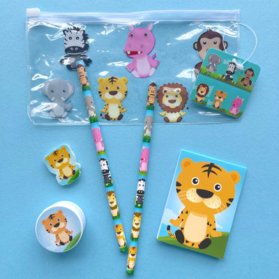 Filled Pencil Case - Jungle-Party Bag Fillers - Girls-The Curious Caterpillar