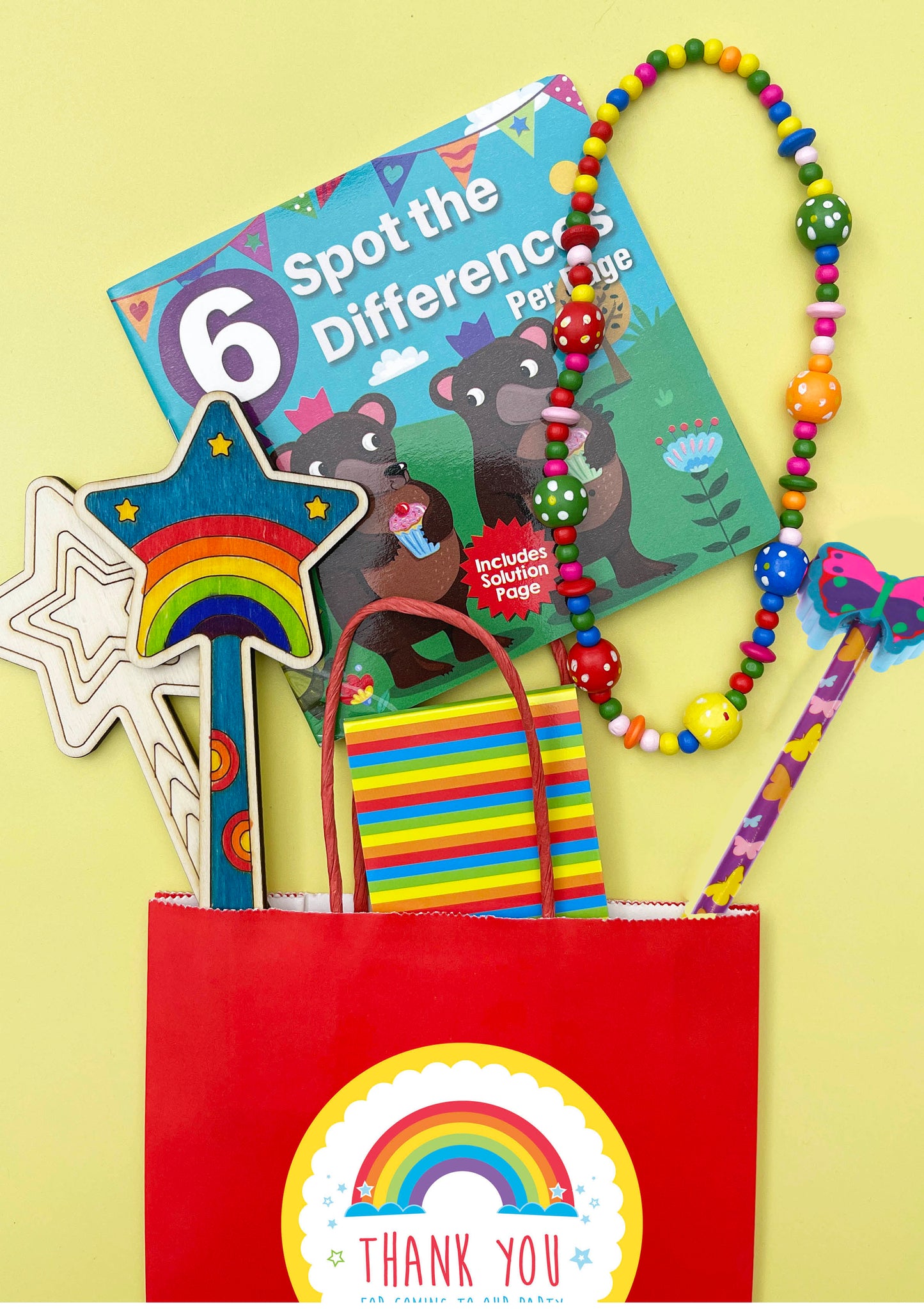 Girls Eco Party Bag - Bright Mix