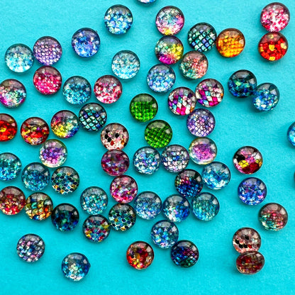 DIY - 3pk Glass Mermaid Rings-Party Bag Fillers - Girls-The Curious Caterpillar