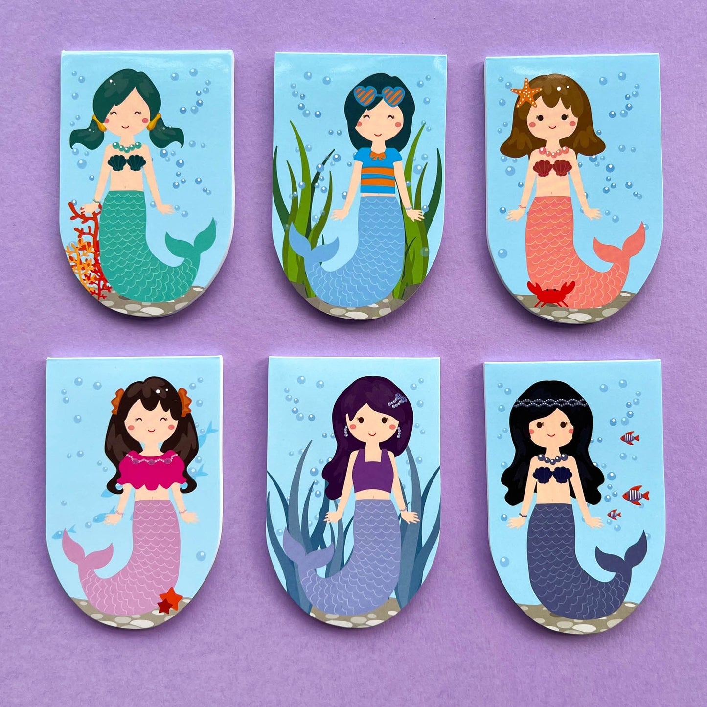 Mermaid Shaped Memo Pad