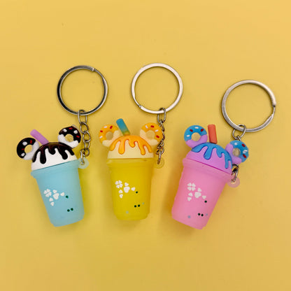 Milkshake Keyring Charm