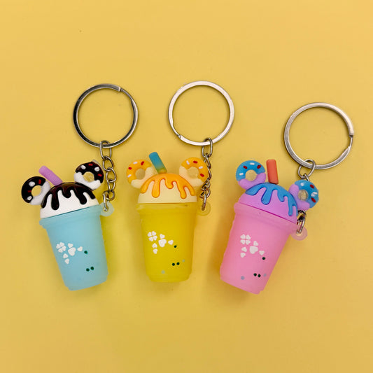 Milkshake Keyring Charm