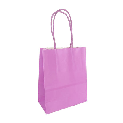 Lilac mini paper party bag, 12 × 15 × 6cm; one bag included in your chosen colour