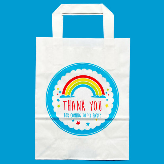 Rainbow Print Paper Party Bag