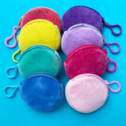 Assorted soft velour purse charms