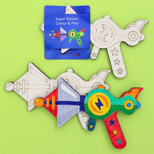 Wooden Super Blaster - Colour & Play