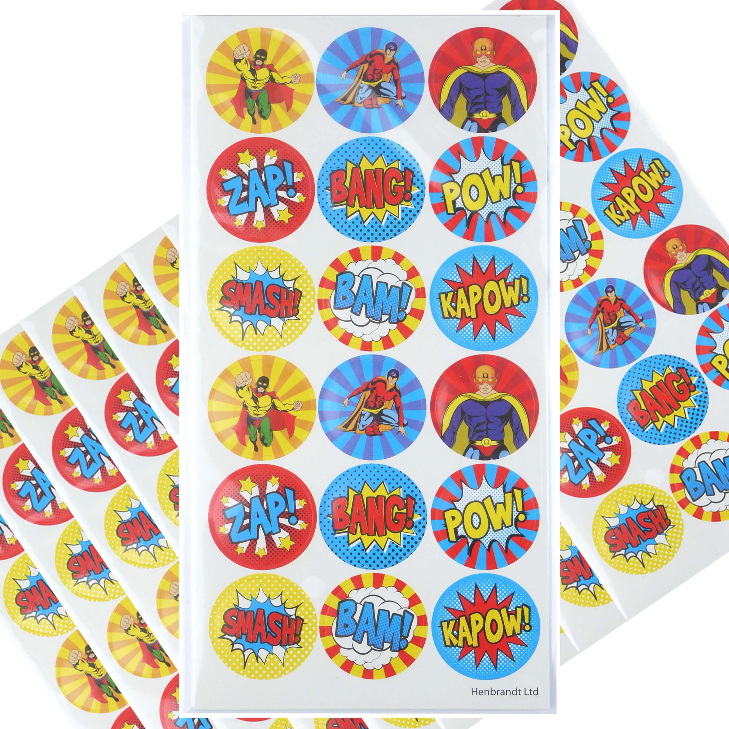 Super Hero Sticker Sheet – The Curious Caterpillar