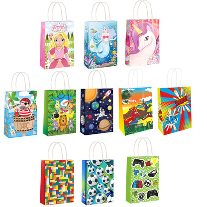 Themed Paper Party Bag - 16cm x 22cm x 8cm