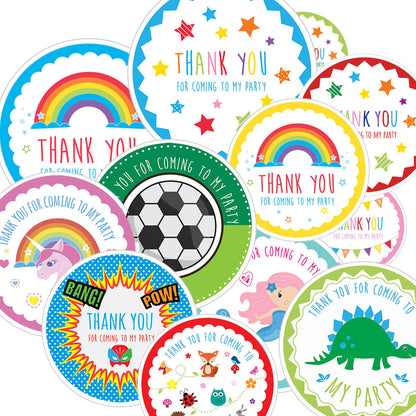 8cm - Party Bag Labels