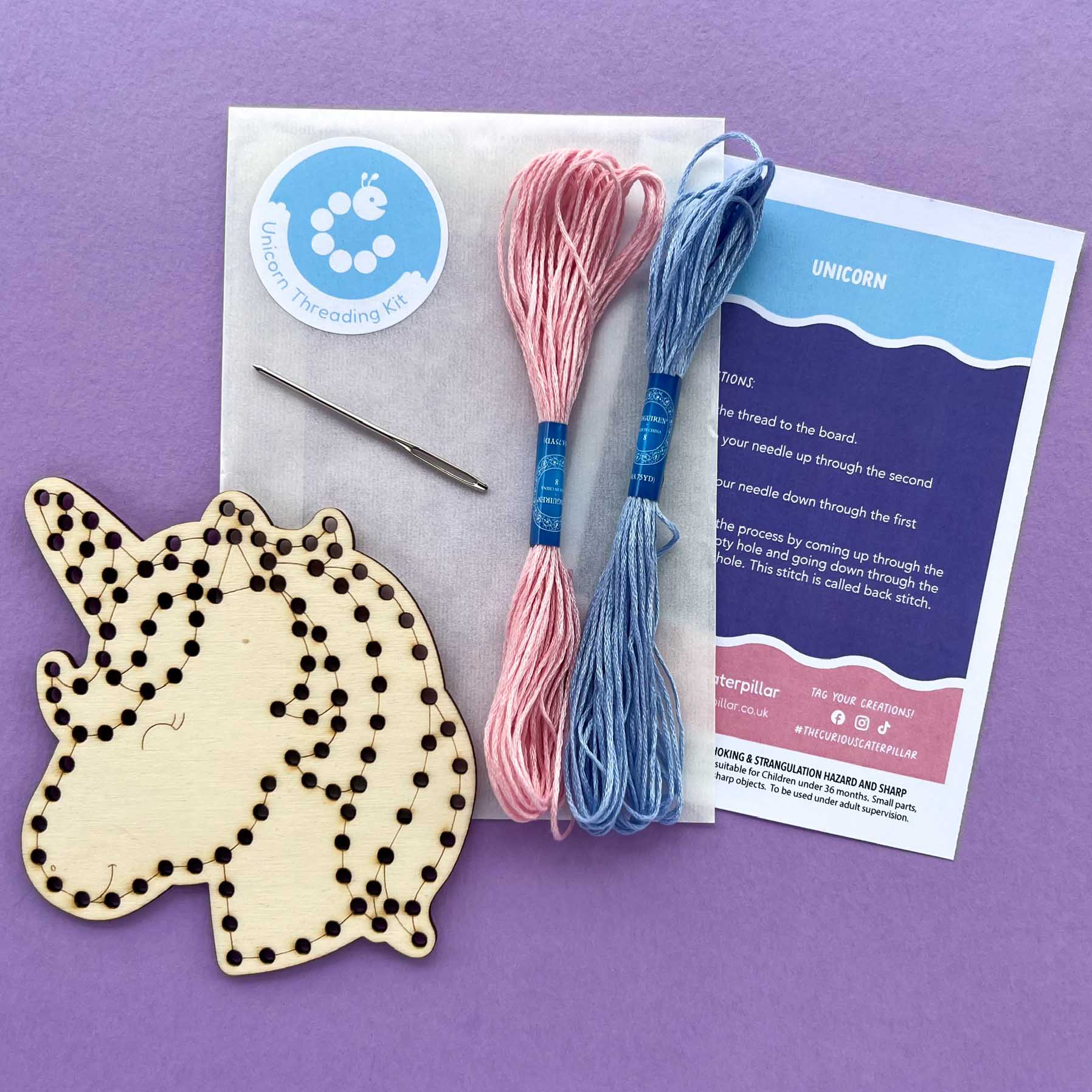 Unicorn Threading Kit – The Curious Caterpillar