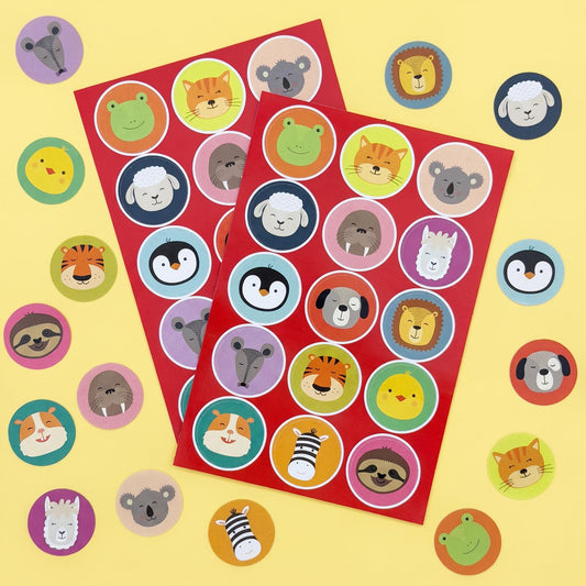 Animals sticker sheet