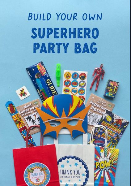 Super Hero Party Bag - DIY