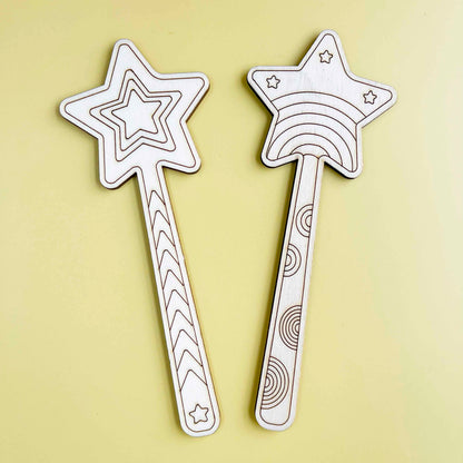Wooden Star Wand-Party Bag Fillers - Girls-The Curious Caterpillar