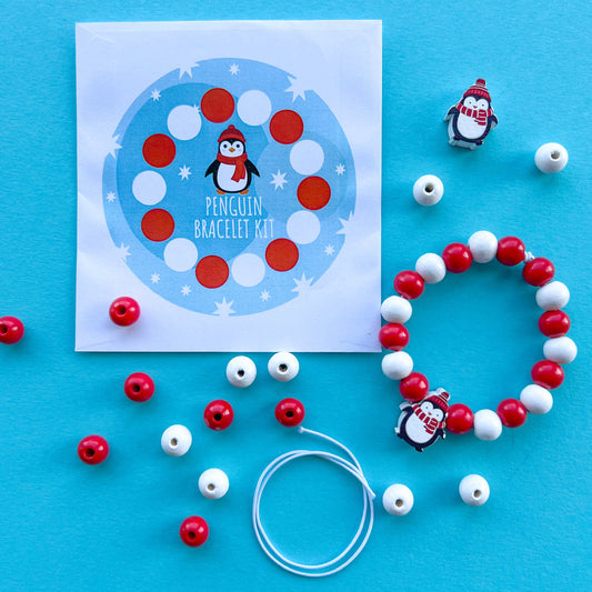 DIY Christmas Penguin Bracelet