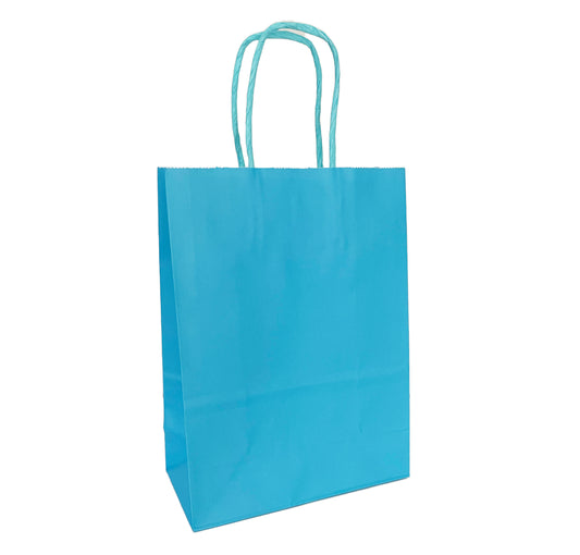 Large Colour Paper Party Bags - 16cm x 22cm x 8cm