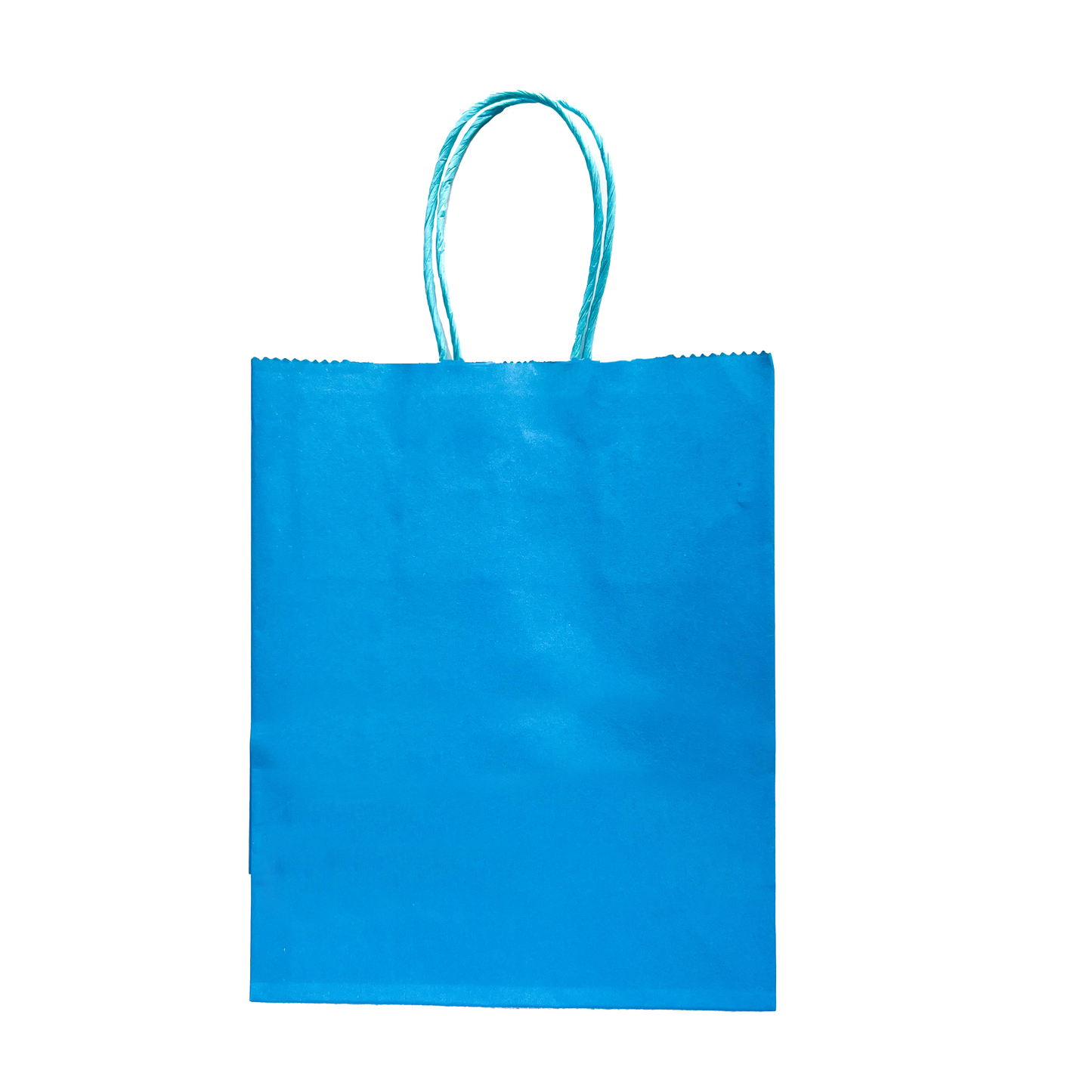 Sky Blue Paper Party Bag - 16cm x 22cm x 8cm