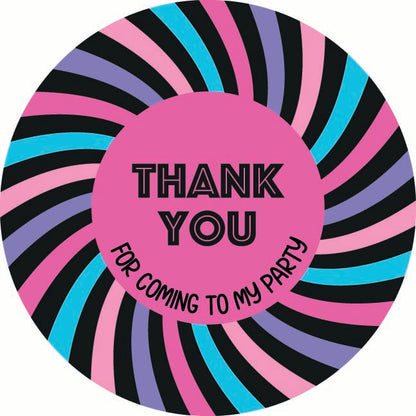 9.5cm - Party Bag Labels - Generic