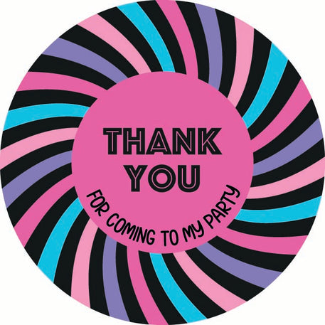 9.5cm - Party Bag Labels - Generic