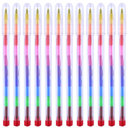 Rainbow pencil with interchangeable coloured nibs