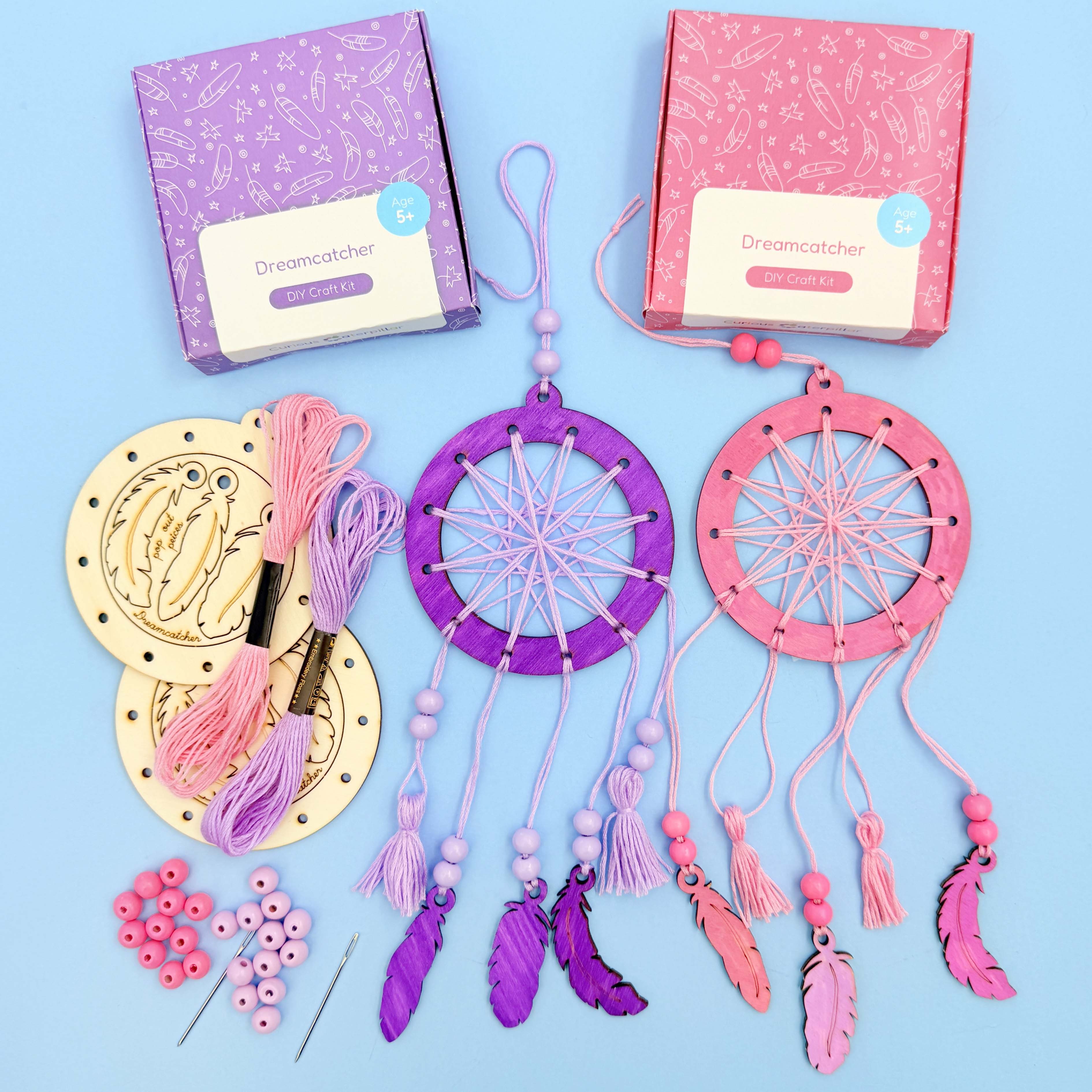 Dreamcatcher Craft Kit - Pink/Lilac – The Curious Caterpillar