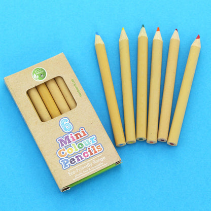 Eco colouring pencils 6pk-Party Bag Fillers - Boys-The Curious Caterpillar