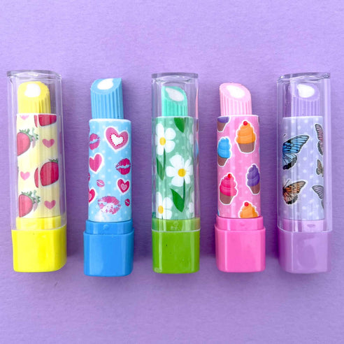 Twistable Eraser Lipstick-Party Bag Fillers - Girls-The Curious Caterpillar