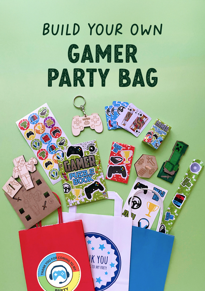 Gamer - DIY-Party Bags - Boys-The Curious Caterpillar