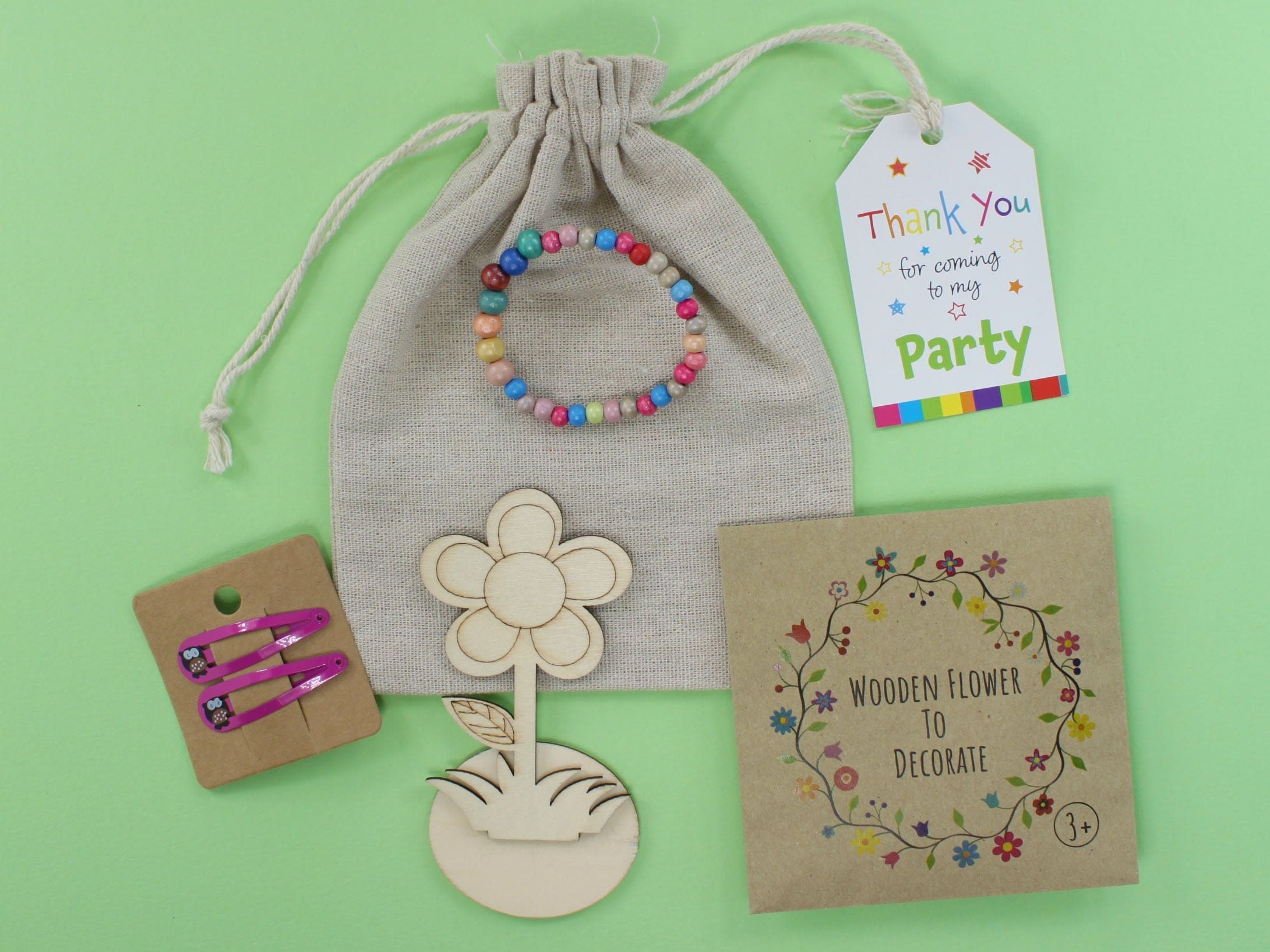 Girls Eco Plastic Free Cotton Party Bag & Contents - DAISY – The ...