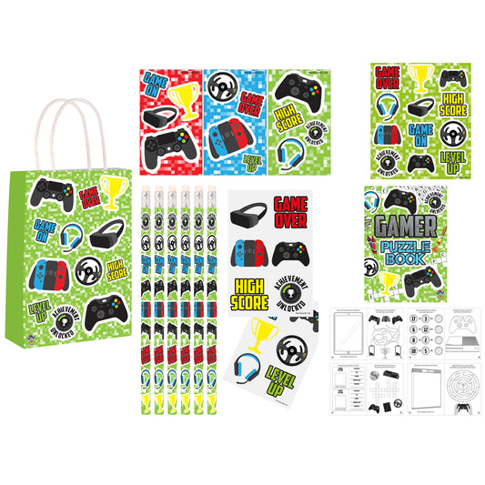 The Gamer Party Bag - Value | Boys Party Bags | Ready to be Filled Party Bags | Childrens Party Bags | Party Bags