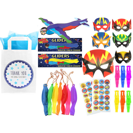 Super Hero Party Bag - Elite | Boys Party Bags | Ready to be Filled Party Bags | Childrens Party Bags | Party Bags