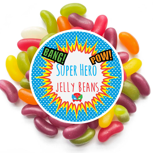 Super Hero Jelly Bean Sweets - 20g