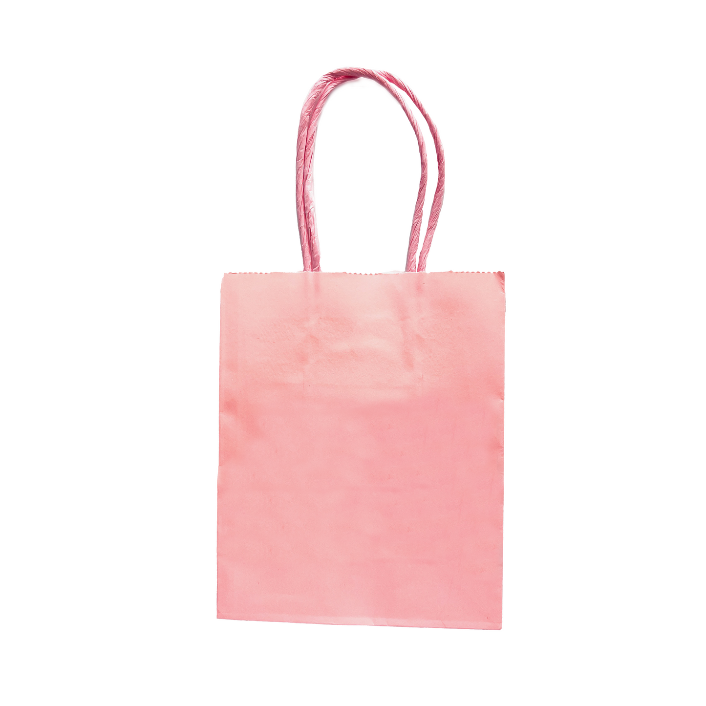 Mini Light Pink Paper Bag - 12cm x 15cm x 6cm