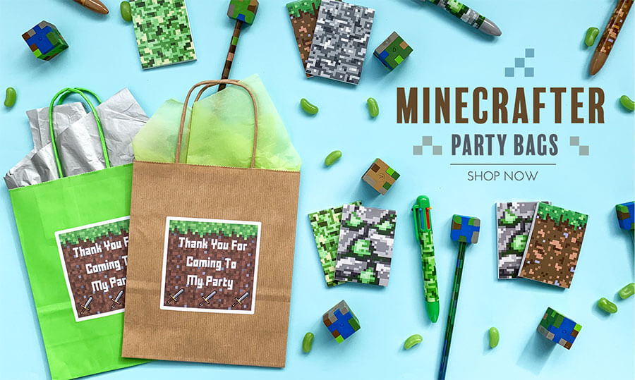 Minecraft Party Bags