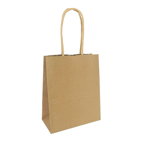 Mini Kraft Paper Bag - 12cm x 15cm x 6cm-The Curious Caterpillar