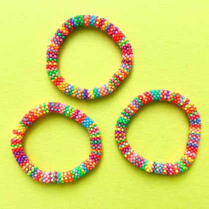 Mini Bead Stretch Bracelet-Party Bag Fillers - Girls-The Curious Caterpillar