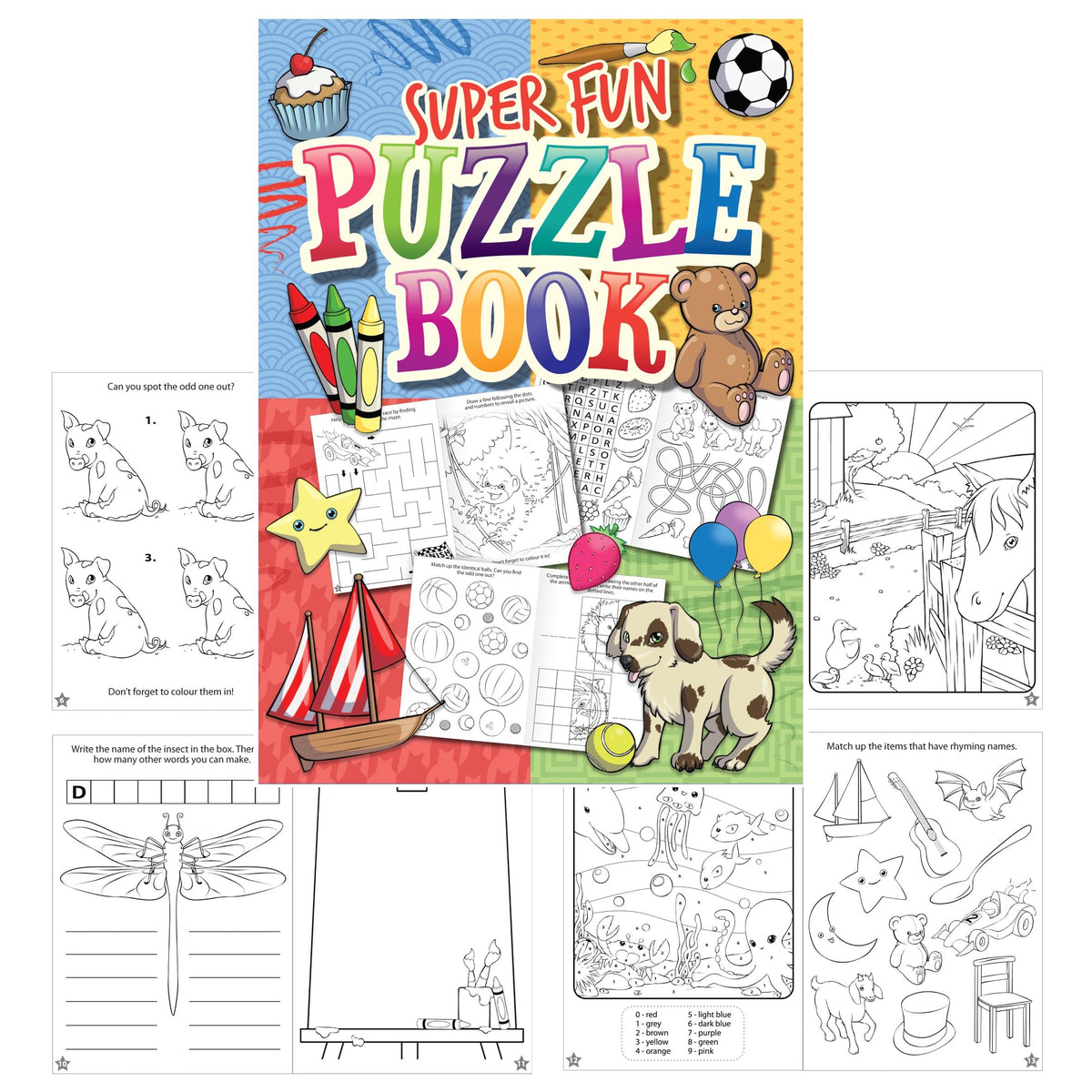 Puzzle Book — optional choice for the Unisex DIY party bag