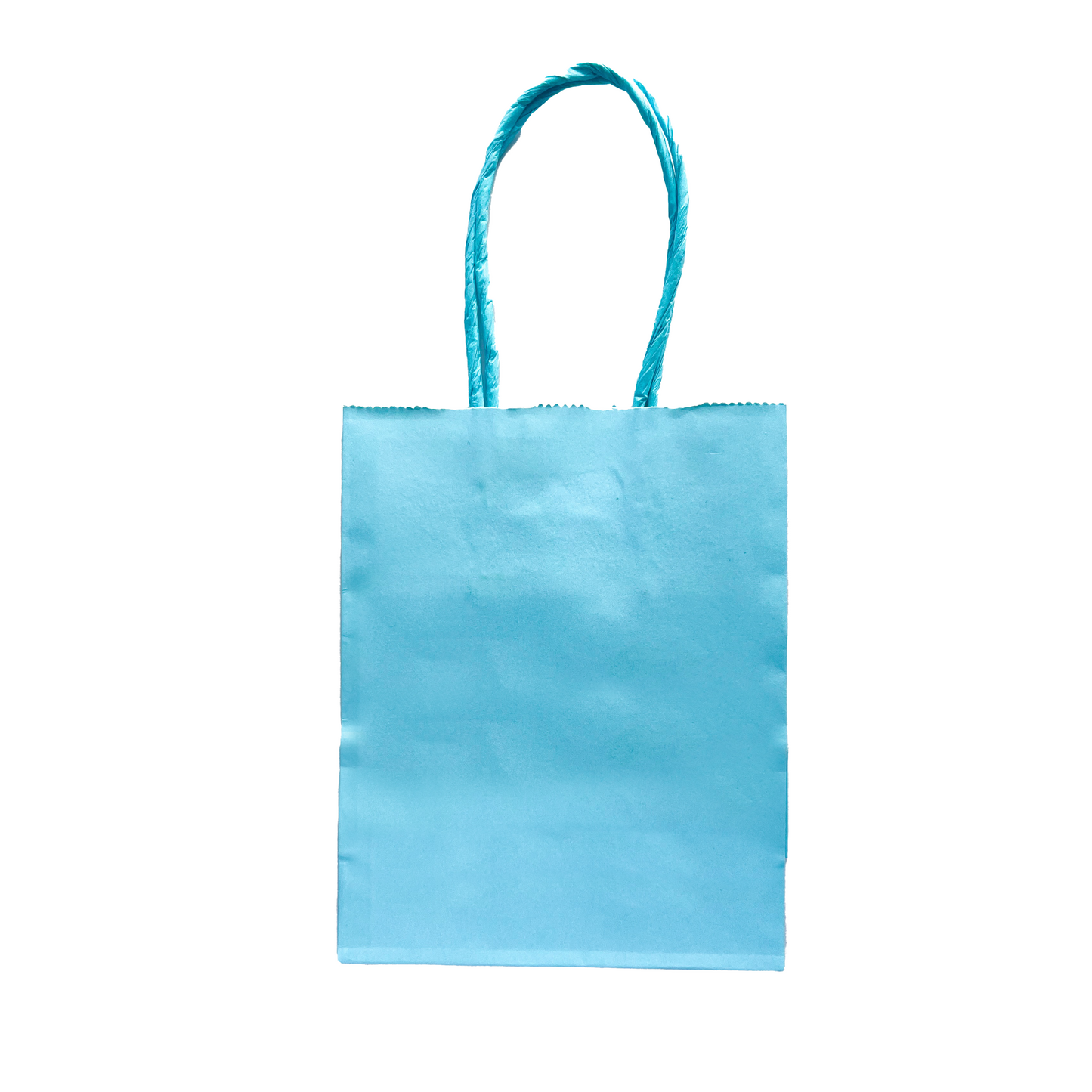 Mini Light Blue Paper Bag - 12cm x 15cm x 6cm