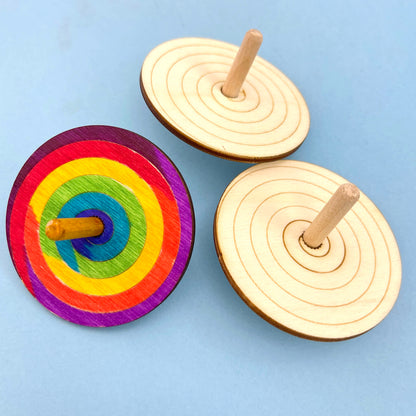 Spiral - Colour Me Spinning Top-Party Bag Fillers - Girls-The Curious Caterpillar