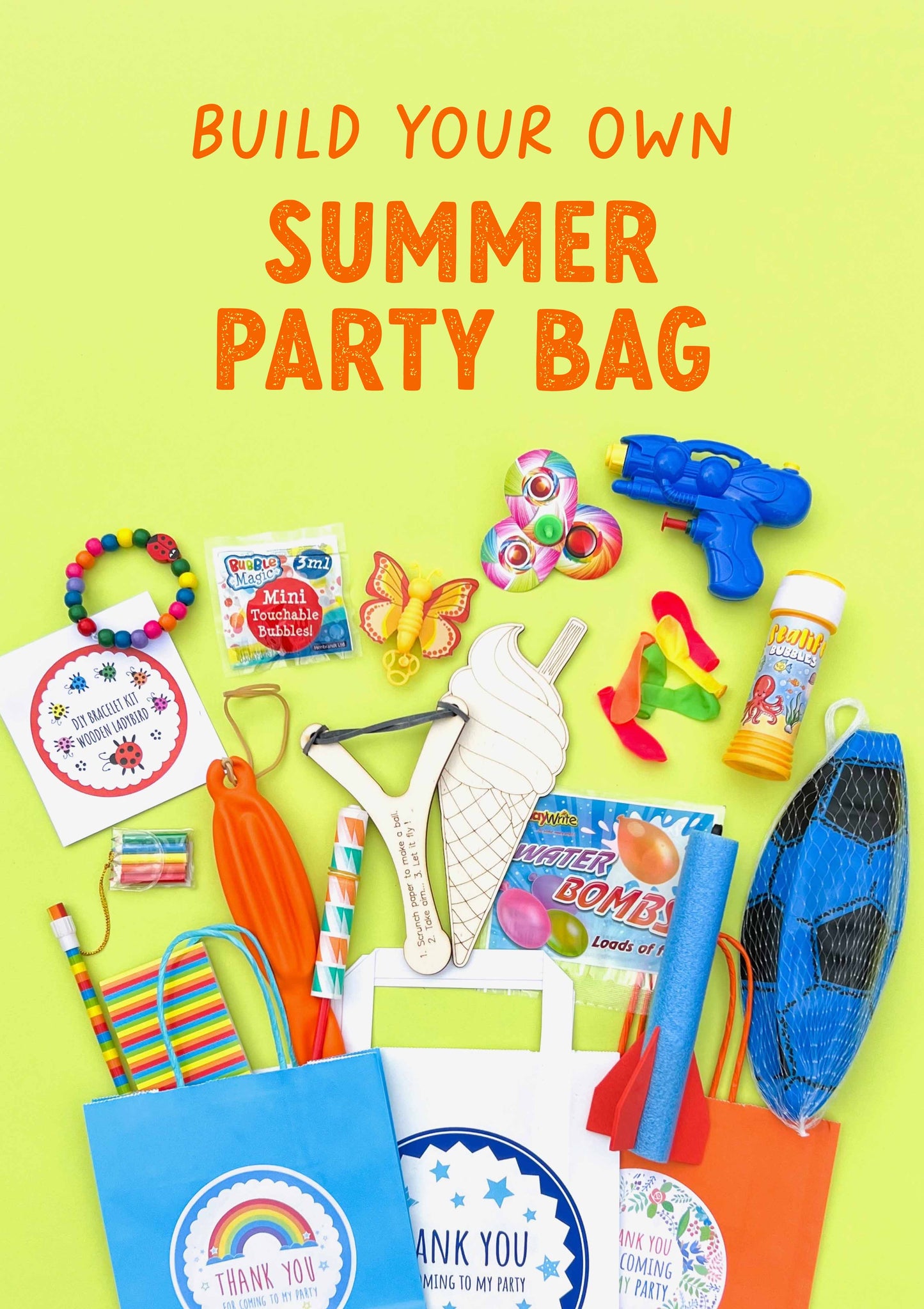 Summer Party Bag - DIY- The Curious Caterpillar