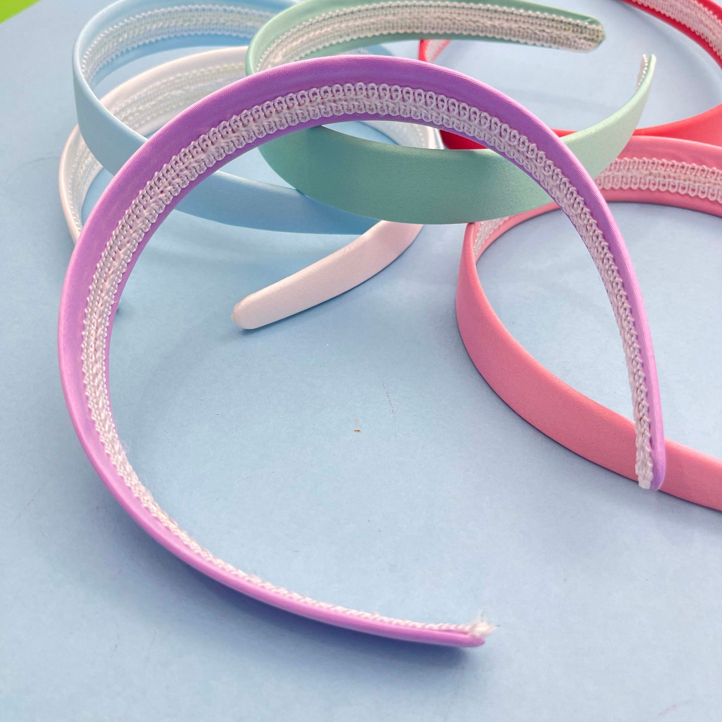 2.5cm Satin Aliceband - Summer Mix