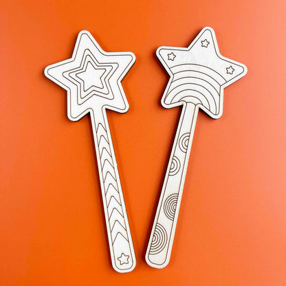 Wooden Star Wand-Party Bag Fillers - Girls-The Curious Caterpillar