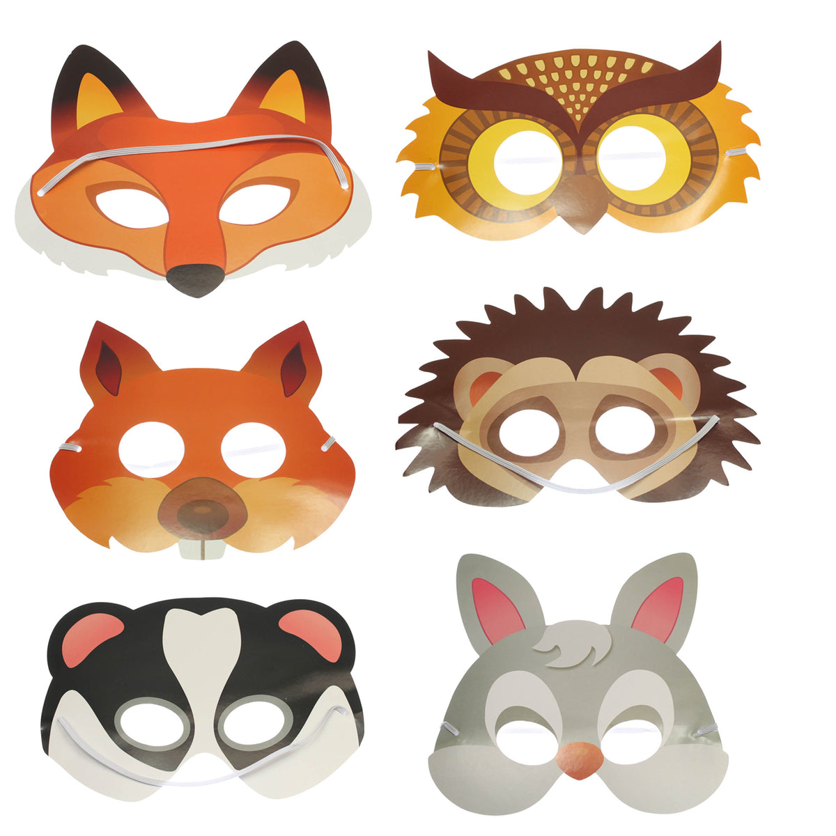 KB555 party bag component – Woodland Mask - Card