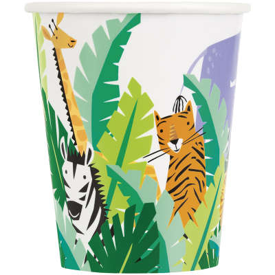 Safari Paper Cups - 8pk