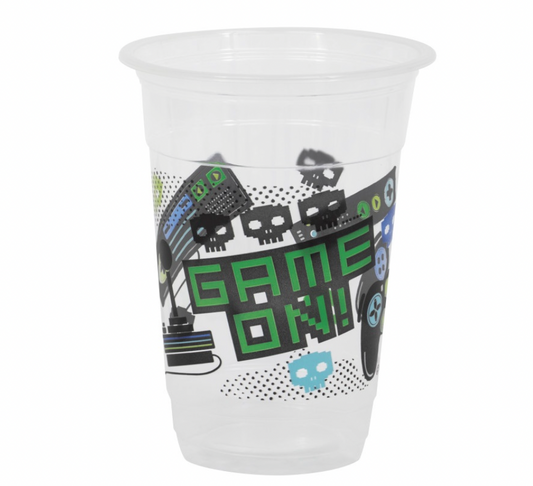 Gamer 450ml Plastic Cup x8