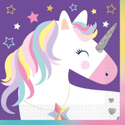 Unicorn Party Lunch Napkins