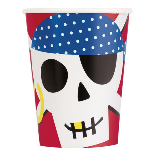 Ahoy Pirate Party Paper Cups
