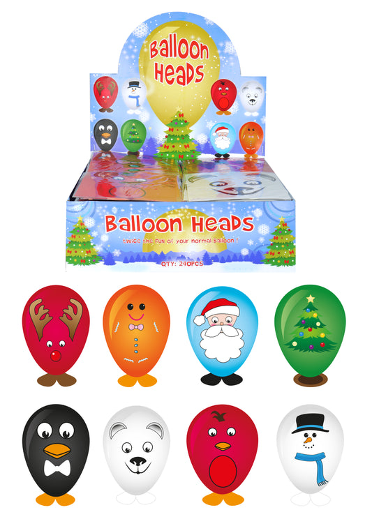 Christmas Balloon Head