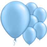A Pack of 10 Cool Blue Helium Quality Balloons