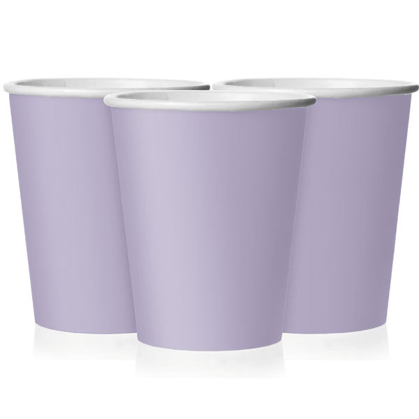 Lavender Paper Cups